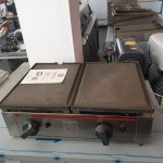 Grelhador/chapa duplo a gás