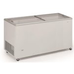 Congelador horizontal 470L portas de vidro