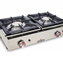 Fogão a gás de 2 fogos 6 + 6 Kw 810x457x240