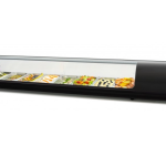 Vitrine refrigeradas capacidade 8 GN1/3 preta