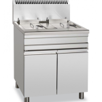 Fritadora a Gas 14+14 Litros com móvel 750x650x1100