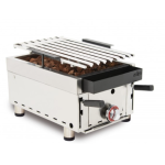 Grelhador a Gás com grelha inoxidável ajustável em 3 Alturas 370X600X260