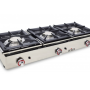Fogão a gás de 3 fogos 6+6+6 Kw c/termopar