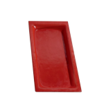 Bandeja de vidro vermelha GN1/3-40 mm