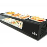 Vitrine Refrigeradas capacidade 8 GN 1/3 Preta