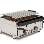 Grelhador a Gás de pedra vulcânica 60cm reguláveis em 3 Alturas