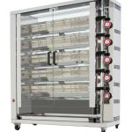 Grelhador Vertical a gás De 5 Espetos (não incluídos) com base 1160x450x1420