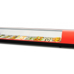 Vitrine Refrigeradas capacidade 8 GN1/3 Vermelha