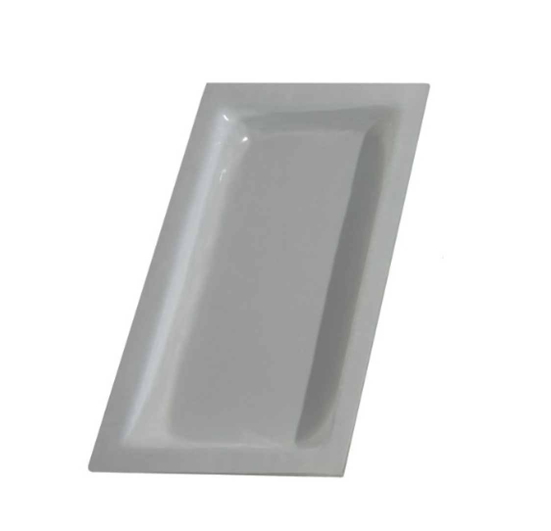Bandeja de vidro branco GN1/3-40 mm