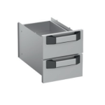 Kit de gavetas com 2 gavetas GN1/1 para suportes NSA de 40 cm