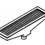 Pia Com Sifão Vertical Inox 80 Cm