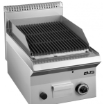 Churrasqueira a gás 40 cm pedra vulcânica