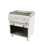 Grelhador a gás de pedra vulcânica 2x9 KW