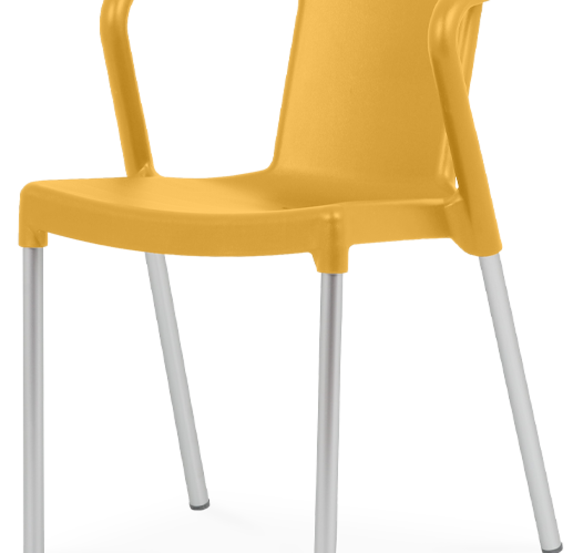Cadeira LISBOA Amarelo Mel