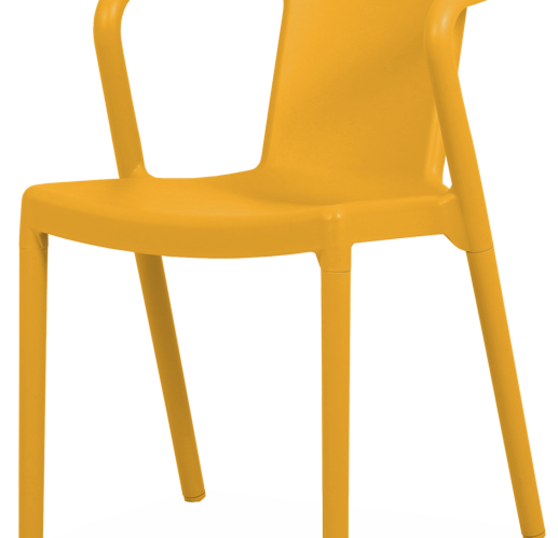 Cadeira LISBOA Amarelo Mel