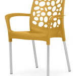 Pack 20 Cadeiras ALEXA ROUND Amarelo Mel