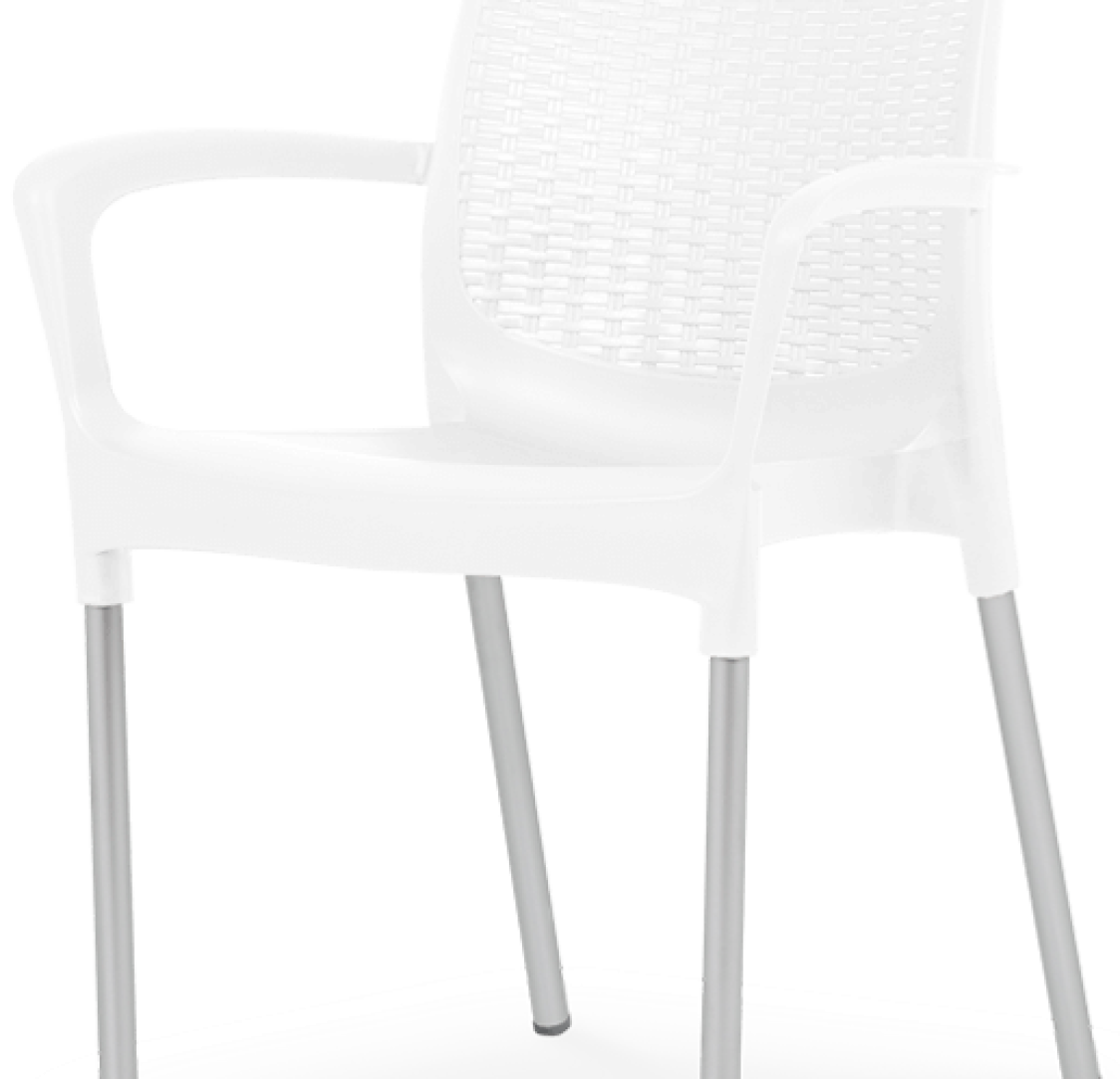 Cadeira ALLEXA RATTAN Branca