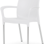 Pack 20 Cadeiras ALEXA Branca com braços