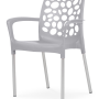 Pack 20 Cadeiras ALEXA ROUND Cinza Ice