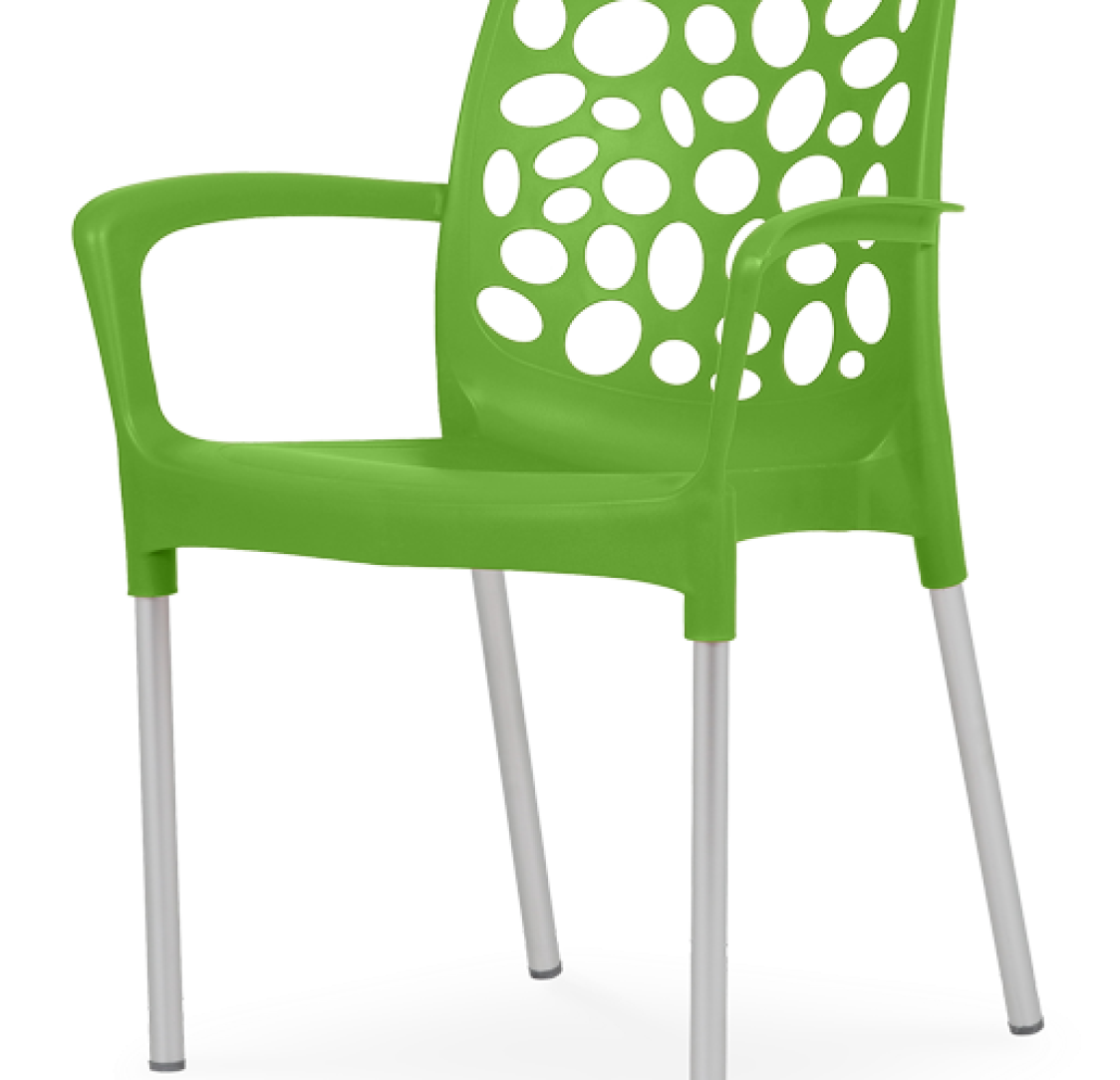 Cadeira ALEXA ROUND Verde Pêra
