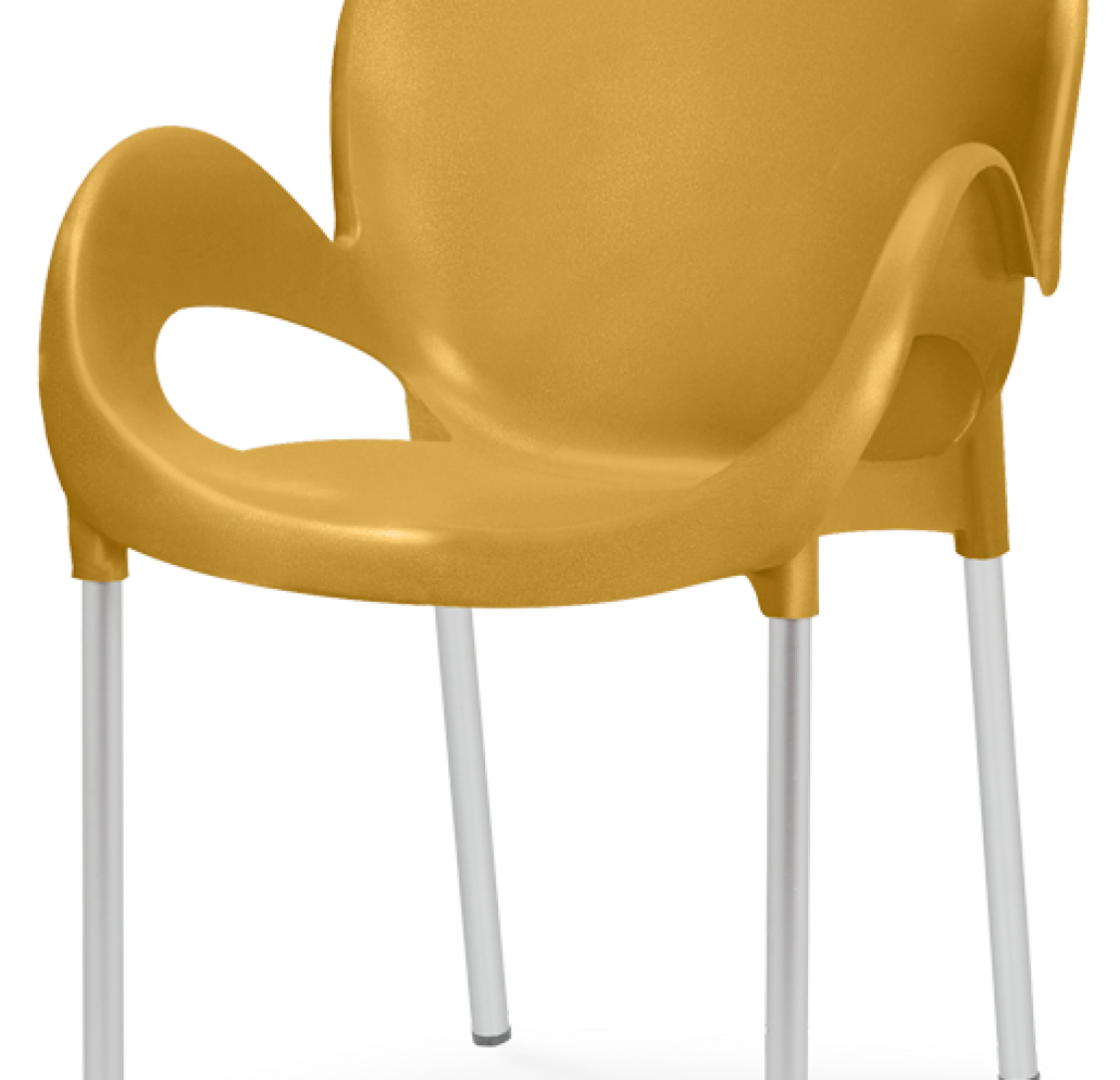 Cadeira CLOUD Amarelo Mel