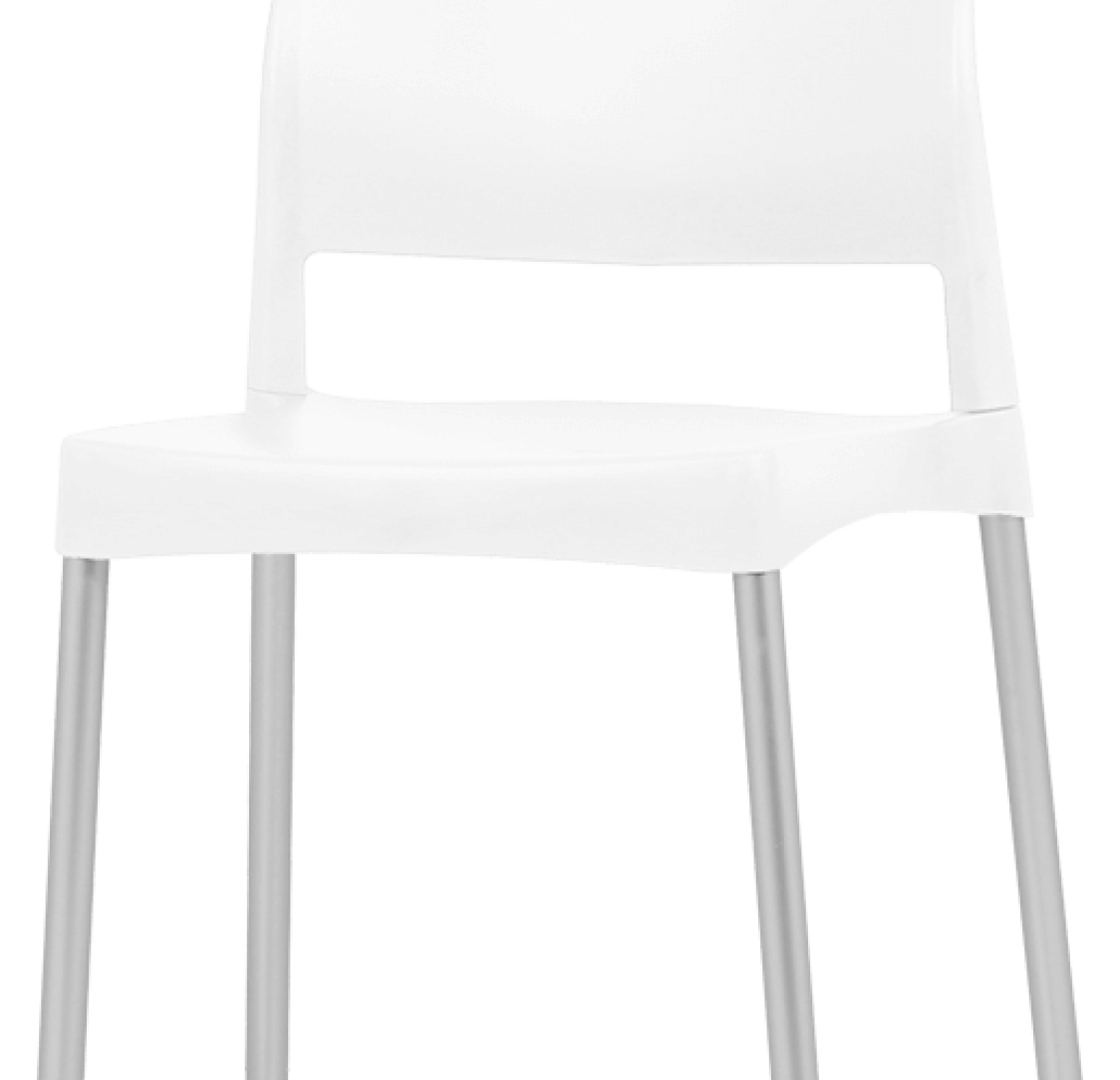 Pack 20 Cadeiras COMBI CRISTI Sem Braços Branco