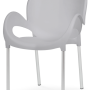 Pack 40 Cadeiras HEART Cinza Ice