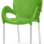 Pack 20 Cadeiras HEART Verde Pêra