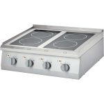 Fogão de bancada 4 queimadores Vidrocerámica