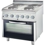 Fogão elétrico de 4 queimadores com forno 4X2,6KW