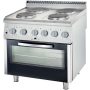 Fogão elétrico de 4 queimadores com forno 4X2,6KW