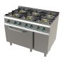 Fogão a gás Junex 4 queimadores e Forno 2X8+4,5+3X6 KW