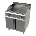 Fry Top a gás placa lisa Junex