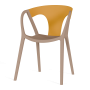 Pack 16 Cadeiras ATLANTIC Amarelo Taupé Fawn