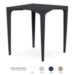 Pack 10 Mesas Spike Antracite