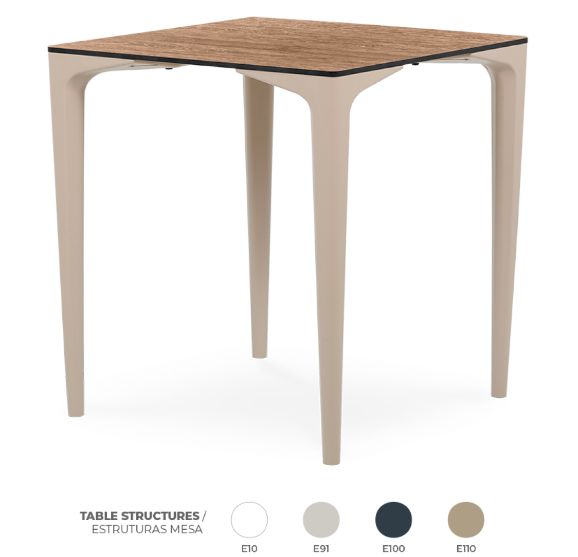 Pack 10 Mesas Spike Countryside Oak