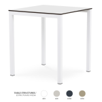 Pack 20 Mesas Metal Branco