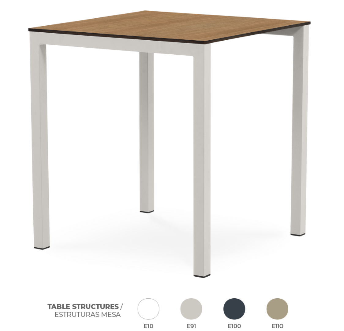 Mesa Metal Roble Lineal