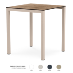 Pack 20 Mesas Metal Countryside Oak