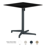 Pack 12 Mesas Boomerang Dark Marble