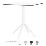 Pack 6 Mesas Daisy Branco