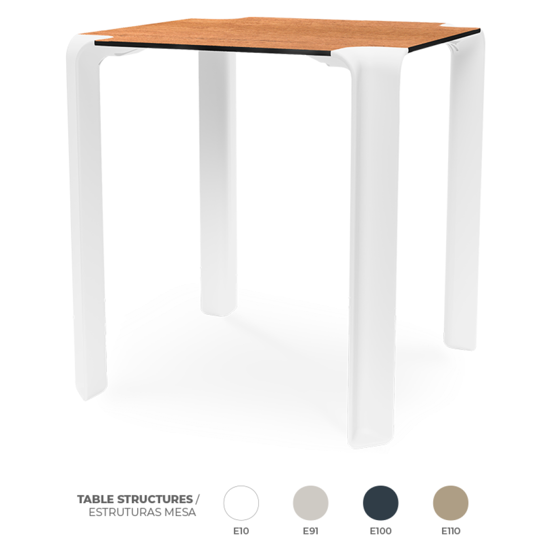 Pack 8 Mesas Iris Cottage Oak