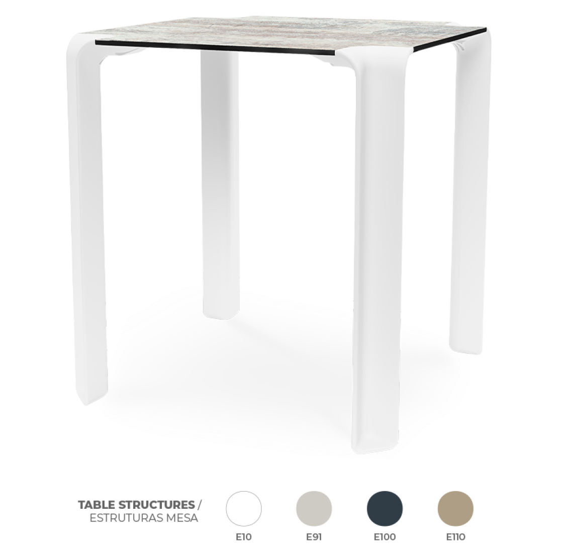 Pack 8 Mesas Iris Rustico