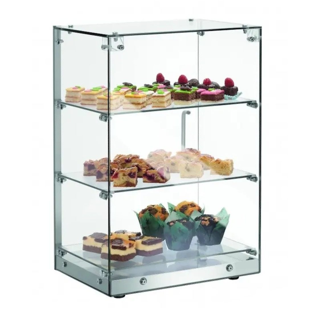Vitrine Neutra de 3 pisos – 60l – 406X350X618mm