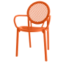 Pack 16 Cadeiras Noah com Braços Laranja