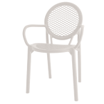 Pack 16 Cadeiras Noah com Braços Cinza Ice