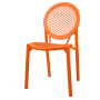 Pack 16 Cadeiras Noah sem Braços Laranja