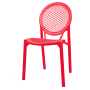 Pack 16 Cadeiras Noah sem Braços Vermelho