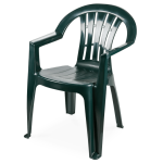 Pack 100 Cadeiras Casablanca com Braços Verde Deep