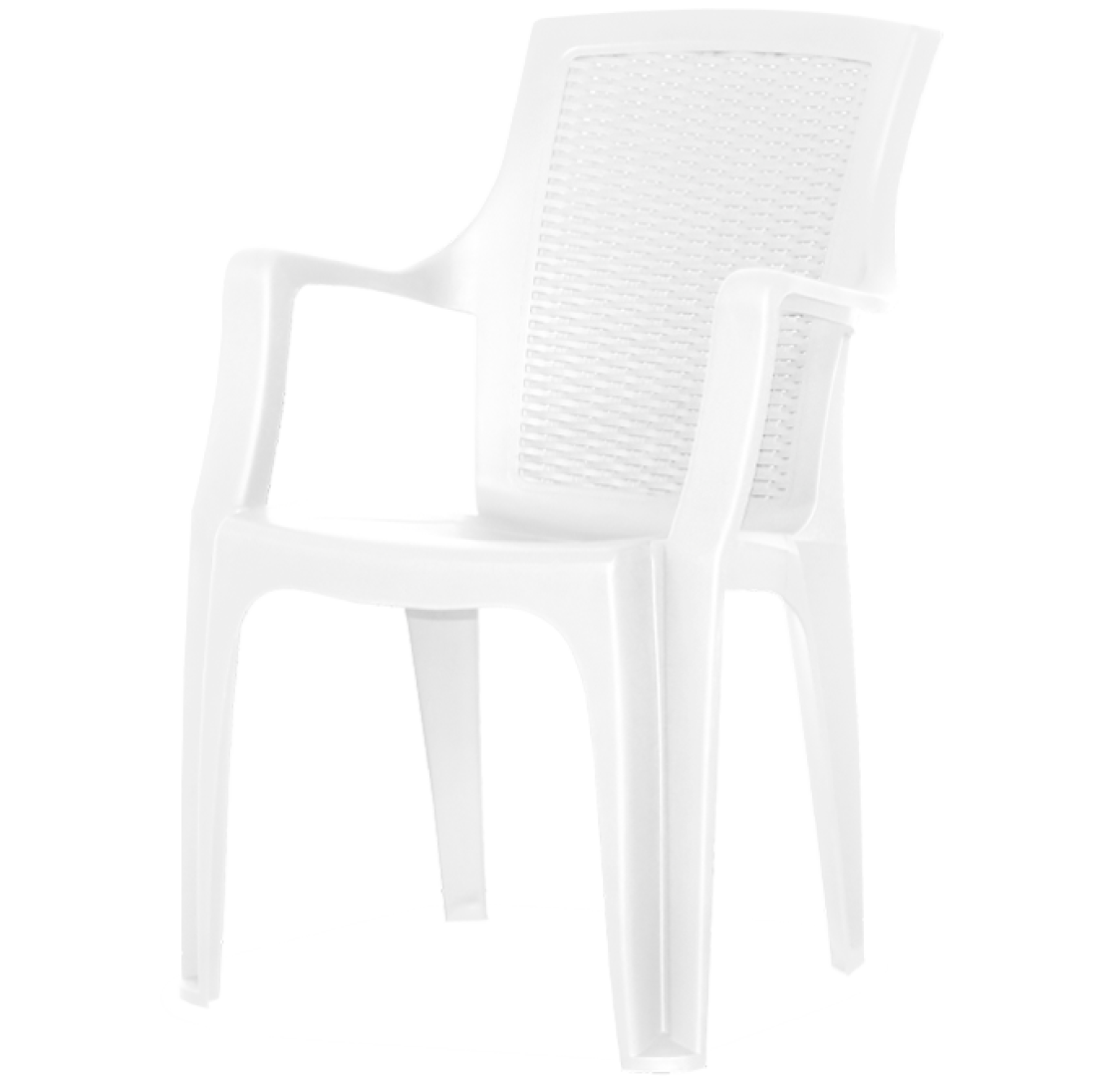 Pack 25 Cadeiras Queen Ratan Branco